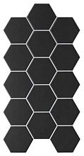 Керамогранит Realonda Ceramica Hex Black Матовая 26.5x51