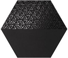 Керамогранит Realonda Ceramica Hexamix Opal Deco Black 33x28.5