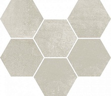 Мозаика ColiseumGres Expo White Mosaico Hexagon 25x29