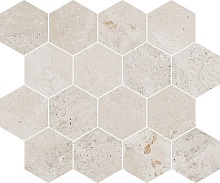 Мозаика Cerdomus Karnis Mosaico Esagona Ivory Levigato 33x27.5