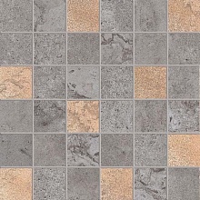 Мозаика ABK Alpes Raw Mos.Quadr.Glam Lead 30x30