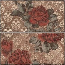 Универсальный декор (вставка) Cir & Serenissima Chicago Ins. Vintage Roses S/2 Old 10x20