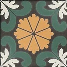 Керамогранит DNA Tiles Sync Flower Green 15x15