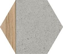 Hexagono Ligard Gris 23x26.6