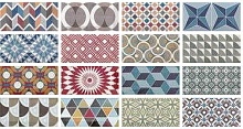 Настенная плитка Equipe Metro Patchwork Colours 7.5x15