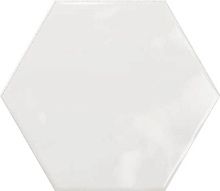 Geometry Hex White Glossy 15x17.3