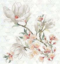 Панно настенное Kerlife Primavera Magnolia Bianco 75.3x70.9